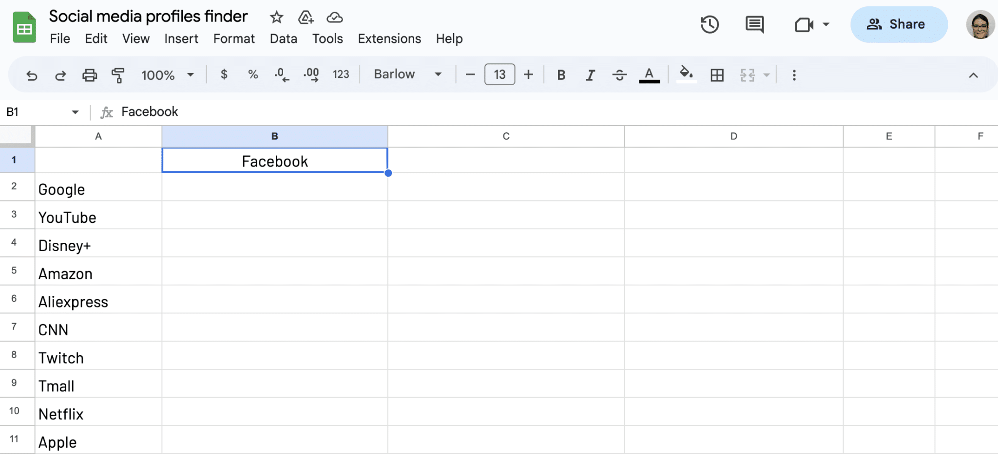 Input social media platform